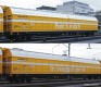 76153 Roco Set of 2 Sliding wall boxcars of Swiss Post